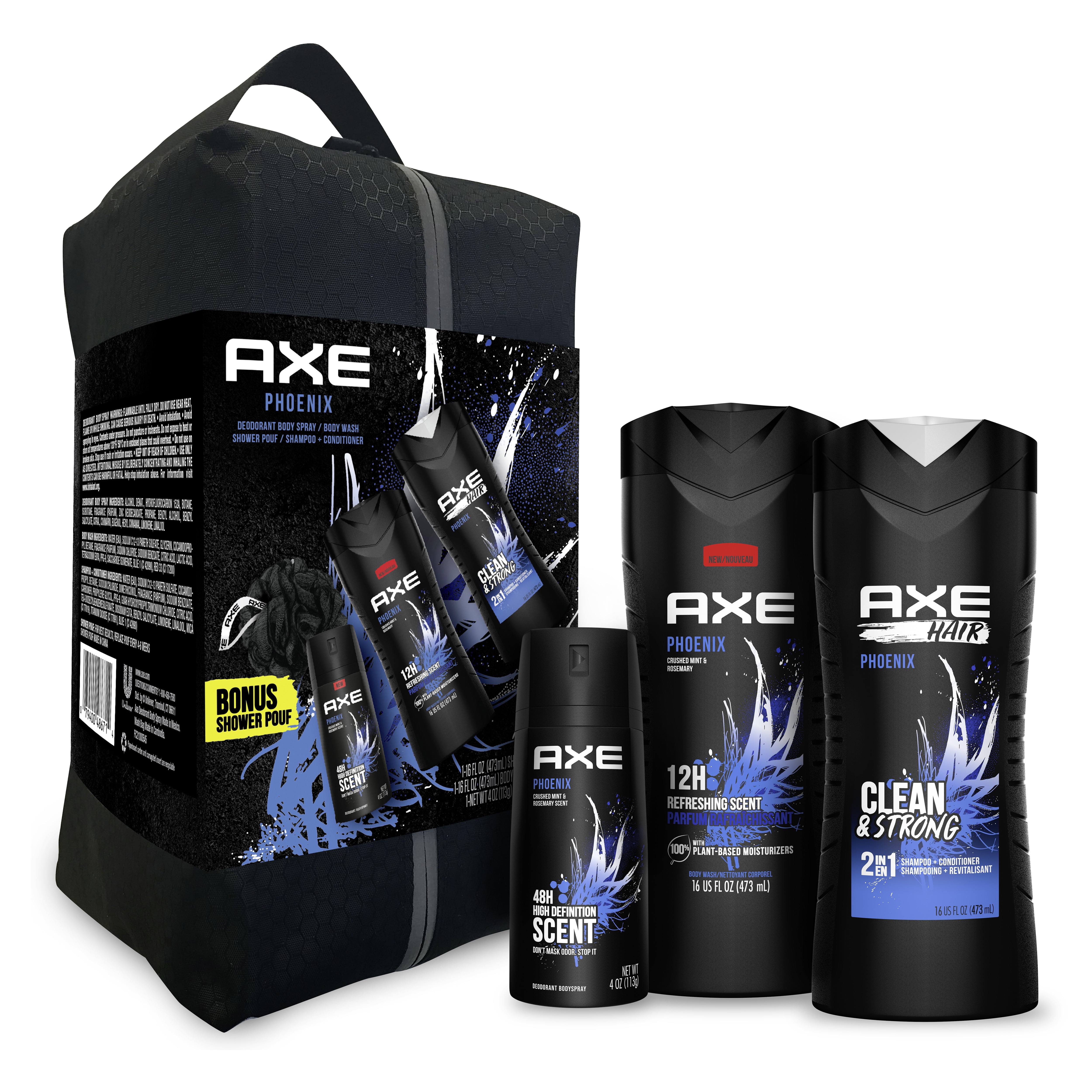 AXE Phoenix Gift Set (Body Spray, Body Wash, 2in1 Shampoo