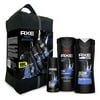 AXE Phoenix Gift Set (Body Spray, Body Wash, 2-in-1 Shampoo & Conditioner with Bonus Shower Bag and Pouf) 4 Ct