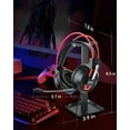 thumbnail image 3 of Voistek V9 Over-Ear Gaming Headset with Microphone, Surround Sound, Noise Cancellation, Red, 3 of 8