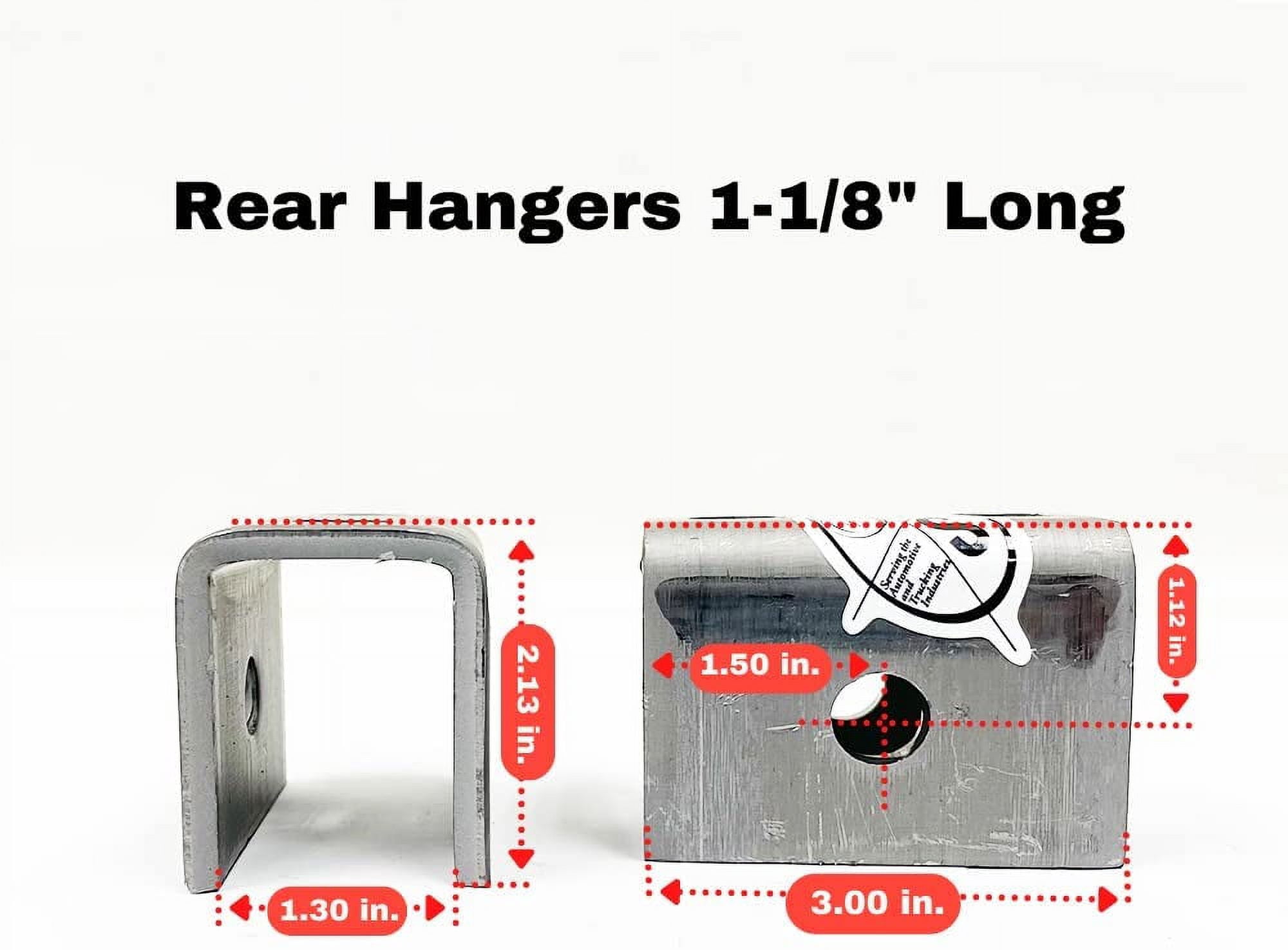 Southwest Wheel 4,400 lbs. Trailer Axle Suspension Kit (Leaf Springs, Hanger & U-Bolt kit)