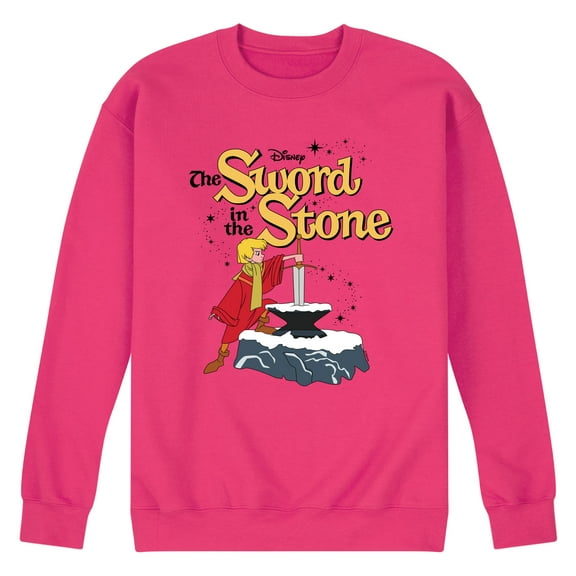 Disney - The Sword And The Stone - Original Logo - Men's Crew Neck Fleece Pullover