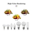 thumbnail image 3 of Bombilla LED de alto brillo, 5W, 7W, 9W, 18W, E14, E27, B22, superbrillante, adecuada para cocina, sala de estar y oficina, 3 of 4