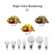 thumbnail image 3 of Lámpara LED GU1O MR16 C37 220V 3W-18W, luz blanca cálida para iluminación del hogar, iluminación de oficina, reemplazo de lámpara halógena de 50W, 3 of 4