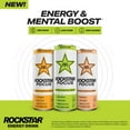 thumbnail image 5 of Rockstar Focus Zero Sugar Energy Drink, Orange Pineapple Flavor, Lion’s Mane, Energy & Mental Boost, 12 oz 12 Pack Cans, 5 of 6