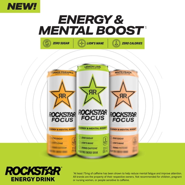 Rockstar Zero Sugar 12pk | Energy drinks for grocery stores