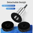 thumbnail image 6 of Automotive Wheel Hub Axle Head Rust Removal and Maintenance tools,Automotive Brake Hub Cleaning Kit, 3-in-1 Rust Removal & Polishing tool, Compatible with Power Drill & 1/2" Impact Wrench, 6 of 9