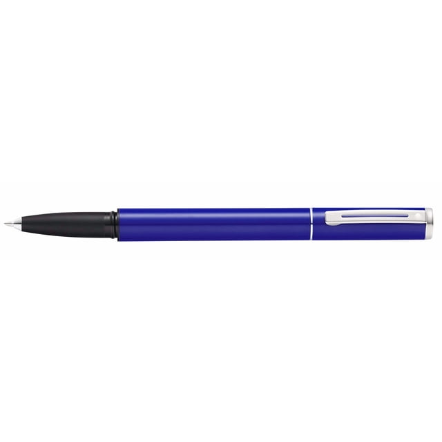 Bolígrafo de gel Sheaffer Pop azul brillante con borde cromado