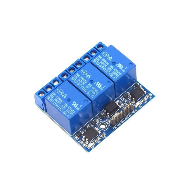 Xingzhi Module de Relais 3 Canaux Optocoupleur Isolation Contrôle Pratique Modules Durables Opto-Isolés 3.3V 5V Signal Relais Haute Tension 5V/3.3V