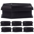 thumbnail image 1 of Coffin Shaped Box Black 7Pcs 2.16X1.45X0.90In Plastic, 1 of 6