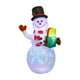 thumbnail image 3 of Inflables Navideños Iluminados Con Muñeco De Nieve De 5 Pies Para Decoración Navideña Para Patio Trasero Y Césped, 3 of 9