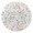 White-294, variant on Outdoor Waterproof Tablecloth with Umbrella Hole and Zipper,Botanical Leaves Floral Round Reusable Durable Decor Table Cover for Party Picnic Patio 60×60 Inch