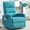 Blue, variant on 360° Swivel Recliner Rocking Chairs for Small Spaces, Adjustable Recliner Chairs, A Recliner with Side Pockets, Small Rocker Recliner for Living Room, Bedroom, Recliner Chair for Adults