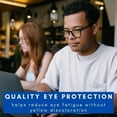 thumbnail image 3 of MicroVision Optical Futura 3P Blue Light Reading Glasses, Classic +2.50, 3 of 10