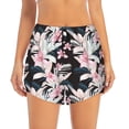 thumbnail image 2 of Goofa Orchids Flowers Printed Women 2 in 1 Running Shorts,Quick Dry Athletic Workout Shorts,High Waisted Athletic Shorts with Liner Pockets-X-Large, 2 of 9