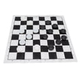 thumbnail image 2 of Juegos de ajedrez para niños mayores de 3 años con juegos de ajedrez apilados en láminas de plástico en blanco y negro con cajas transparentes, 2 of 10