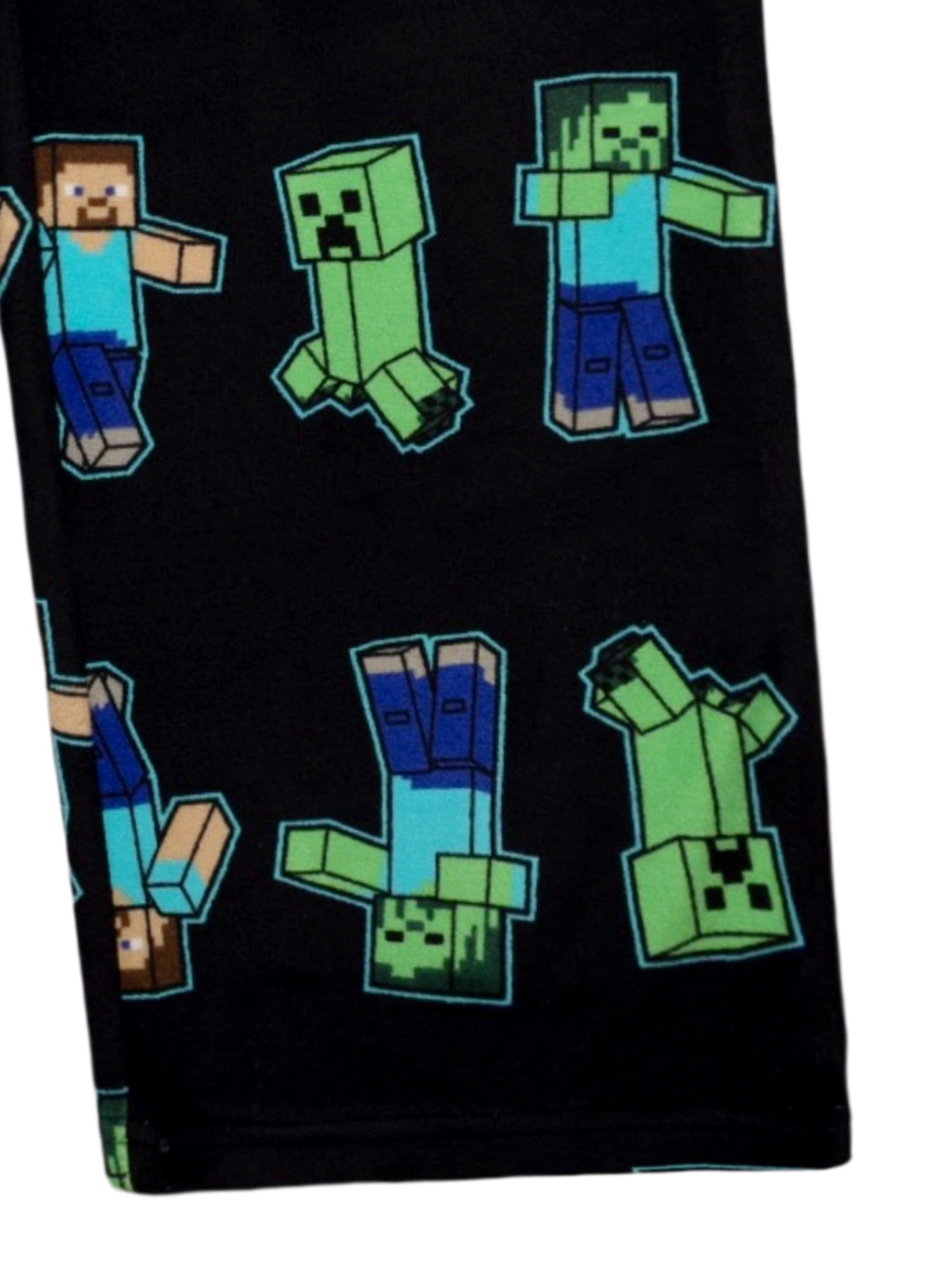 Minecraft Boys Short Sleeve Top and Pant Pajama Set, 2-Piece, Sizes 4-16
