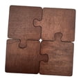 thumbnail image 2 of Posavasos de madera, posavasos, rompecabezas, reutilizables, regalos de inauguración de la casa, de mesa 4 piezas, 2 of 9