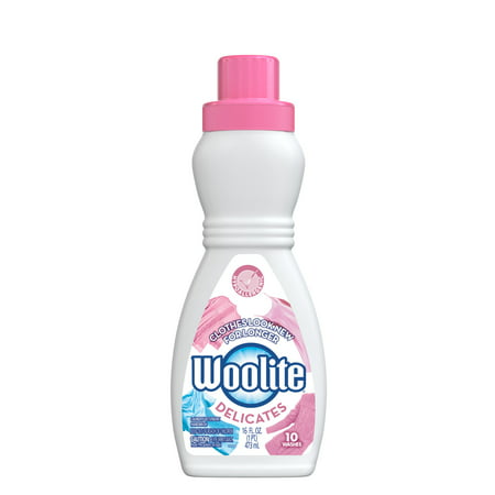 Woolite Delicates Hypoallergenic Liquid Laundry Detergent, 16oz Bottle, Hand & Machine
