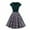 Green, variant on Wdfiry Dresses For Women Plus Size Women's 1950S Retro Dress Short Sleeve Printed Vintage Swing Dress