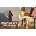 thumbnail image 3 of G2 Hiker Trekking Hiking Poles Telescopic/Aluminium Alloy/EVA Foam Grip/Cork Grip/Foam Padded Wrist Strap/Auto-Adjustable Strap/Quick Flip Lock (Pack of 2 Poles).Yellow/Blue, 3 of 6