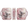 thumbnail image 6 of FOR U DESIGNS Koala Cherry Blossom Print Bible Case Portable Bible Carrier Tote Bag Large Capacity Bible Carrier Christian Gifts Bible Protective with Handle and Zipper, 6 of 7
