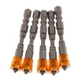 thumbnail image 2 of yotijar 6x5 in 1 Phillips Cross Screwdriver Bit Set Hex for Drill Screw Driver orange, 2 of 8
