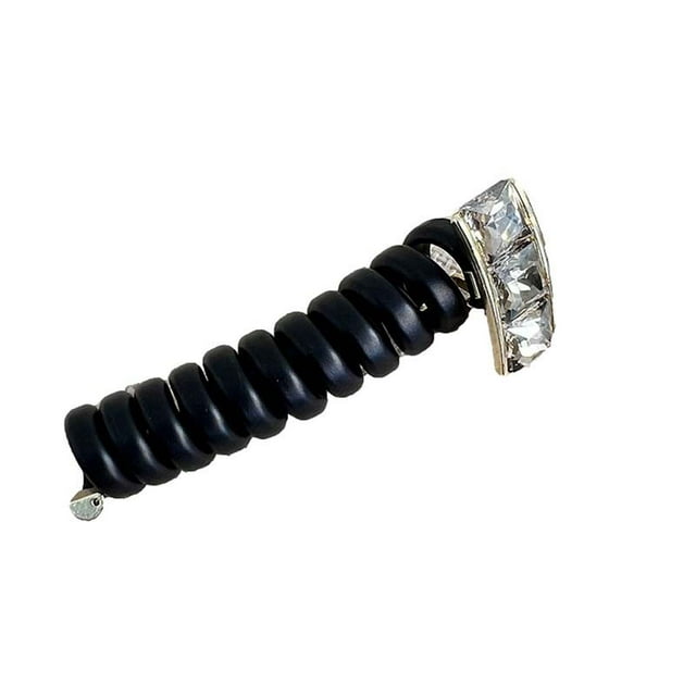 Fil Téléphonique Haute Élasticité, Boucle de Cheveux Tissée, Corde de Cheveux Non Endommagée