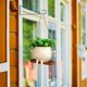 thumbnail image 3 of Flower Pot Wall Planter Swing Face Planter Pot Resin Smiling Face Planter Wall Hanging Planter Gard, 3 of 5