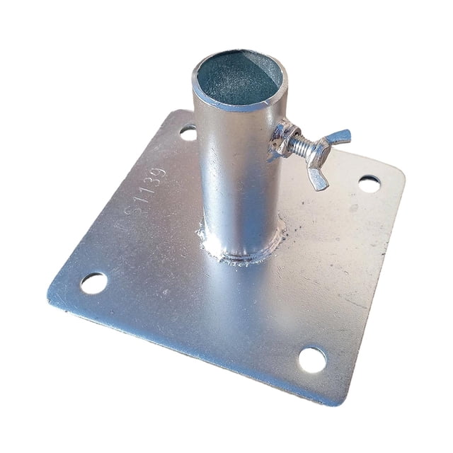 Rongfmy Scaffold Base Plate Simple Installation Tube Diameter 3.2cm Zinc Plated Iron
