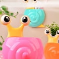 thumbnail image 2 of Snail-shaped toothbrush toothpaste holder wall suction cup family random color, 2 of 5
