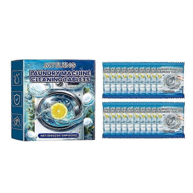 washing machine cleaner finally fresh 20pcs powder