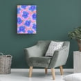 thumbnail image 3 of Canvas Wall Art - Treechild 'Purple Flowers Pattern' Wall Art for Living Room, Bedroom, or Office D?cor by Trademark Fine Art - 30 x 47 Inches, 3 of 4