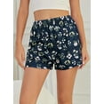 thumbnail image 2 of 3 Pack Womens Ultra-Soft Pajama Shorts Elastic Waistband Sleepwear Bottoms Sleep Pants Plus Size XS, 2 of 7