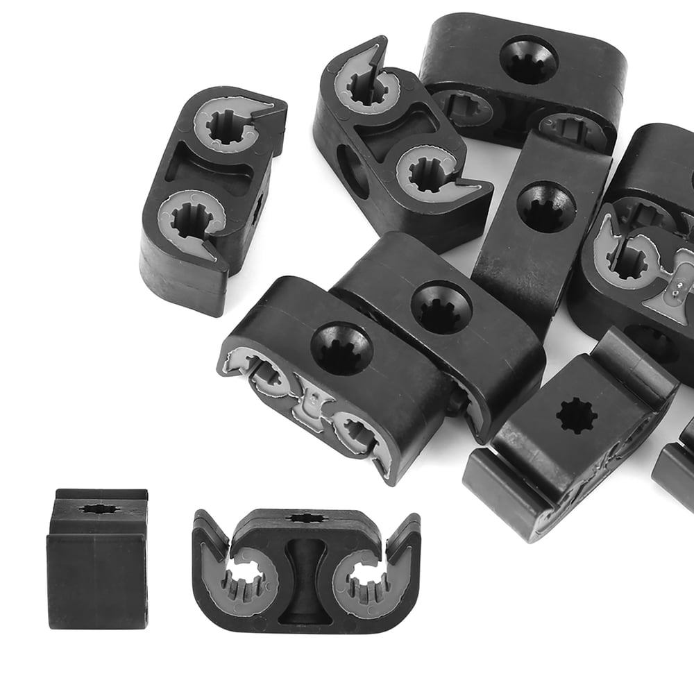 Car Wiring Harness Clip Retainer Fastener 10pcs 30.3mm Universal