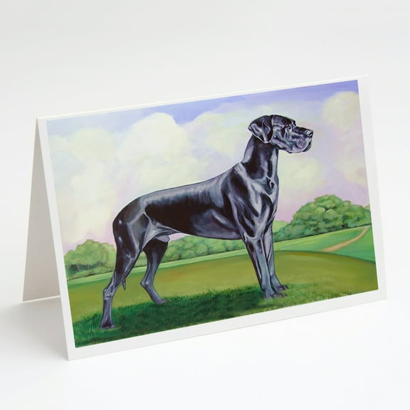 Great Dane Greeting Cards and Envelopes Pack of 8