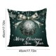 thumbnail image 3 of CaiYueKe Christmas Pillow Cover Holiday Decorations, Festive Sofa Cushion Cover with Christmas Wreath Gift Box Design, Green Christmas Themed Pillowcase for Living Room Office Decor, 3 of 7
