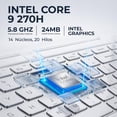 thumbnail image 3 of Laptop MSI Modern 15 H Intel Core 9 270H 32GB DDR4 SSD 1TB Pantalla 15.6" Touch IPS FHD Windows 11 Teclado Ingles, 3 of 6