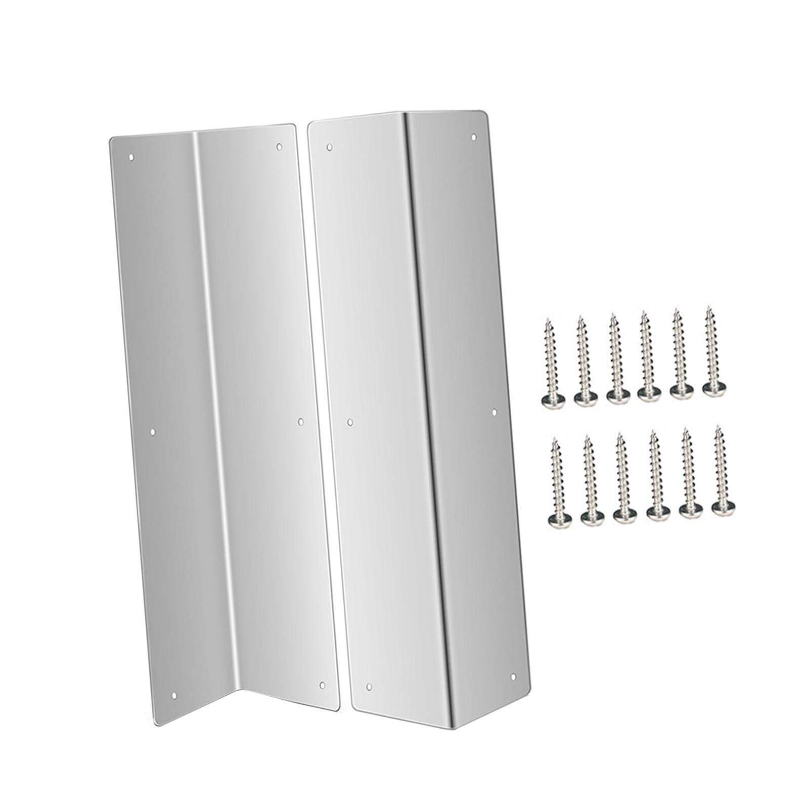Dualoai 2 Pieces Wall Corner Guards Easy to Install Versatile for Residential and Commercial Wall Corner Cover for Shopping Mall Home silver