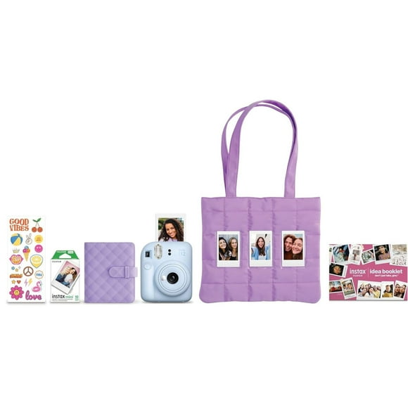 FUJIFILM Instax Mini Holiday Bundle 2025 – Pastel Blue
