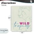 thumbnail image 4 of Stupell Industries Eclectic Wild Tropics Cheetah Canvas Art, 16 x 20, by Lanie Loreth, 4 of 8
