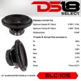 thumbnail image 2 of SUBWOOFER de coche 10' DS18 Svc 4-Ohm, 2 of 6