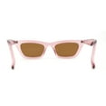 thumbnail image 3 of Womens Mod Squared Cat Eye Sunglasses Pink Brown, 3 of 4