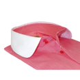 thumbnail image 4 of Men 100% Cotton Dress Shirt CIERO MONTERO Turkey 1A99-53 White Red Slim Fit, 4 of 6