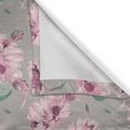 thumbnail image 6 of Ambesonne Nature Valance & Curtain, Garden Look Art Flower Print, 55"x45", Jade Green and Rose, 6 of 7