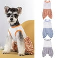 thumbnail image 2 of Dog Clothes Pet Romper Round Neck Comfortable Cotton Blue Stars Lantern Outdoor Pet Dog Jumpsuit Clothing, 2 of 8