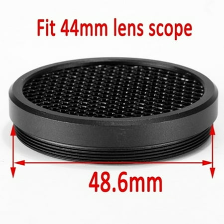 Image of Rifle Scope Sunshade Protective Caps Honeycomb Mesh Scope Protector 44MM