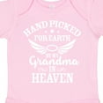 thumbnail image 4 of Inktastic Handpicked for Earth by My Grandma in Heaven Angel Wings Boys or Girls Baby Bodysuit, 4 of 5