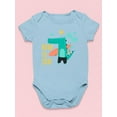 thumbnail image 3 of Cute Crocodile Born To Surf Bodysuit Infant -Image by Shutterstock,  Newborn, 3 of 4