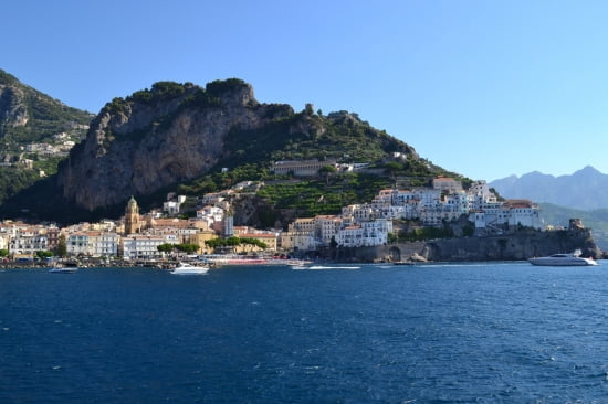 Amalfi Coast Province of Salerno Town of Amalfi Canvas Art - John Bode (24 x 36)