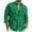 #H-Army Green, variant on GuangCheng George Men Textured Long Sleeve Button Down Shirts Chest Pocket Casual Breathable Blouses,Sky Blue,L